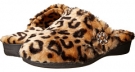 Tan Leopard VIONIC with Orthaheel Technology Gemma Luxe Slipper for Women (Size 6)