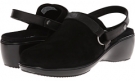 Black VIONIC with Orthaheel Technology Adelaide Convertible Clog for Women (Size 7)