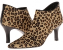 Camel Dino Hair Calf/Black Nappa Vaneli Zelig for Women (Size 6)