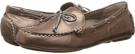 Bronze Metallic VIONIC with Orthaheel Technology Anchor Flat Moccasin for Women (Size 5)