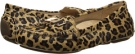Tan Leopard VIONIC with Orthaheel Technology Sydney Flat Driver for Women (Size 8)