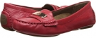 Red VIONIC with Orthaheel Technology Sydney Flat Driver for Women (Size 9.5)