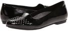 Black Patent VIONIC with Orthaheel Technology Bondi Ballet Flat for Women (Size 6.5)