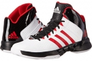 Light Granite/Scarlet/Black adidas Cross 'Em 3 for Men (Size 9)