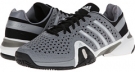 Grey/Silver Metallic/Black adidas Barricade 8+ for Men (Size 10.5)