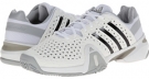 Core White/Black/Clear Onix adidas Barricade 8+ for Men (Size 10.5)
