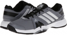 Grey/Silver Metallic/Black adidas Barricade Team 3 for Men (Size 11.5)