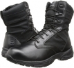 Black Timberland PRO 8 Valor WP Side Zip for Men (Size 8.5)