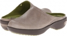 Taupe/Mahogany Crocs Cobbler 2.0 Leather Clog for Women (Size 9.5)