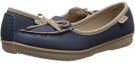 Navy/Tumbleweed Crocs Wrap Color Lite Ballet Flat for Women (Size 4)