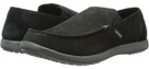 Black/Graphite Crocs Santa Cruz Leather Loafer for Men (Size 9)