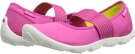 Candy Pink/White Crocs Duet Busy Day Mary Jane for Women (Size 5)