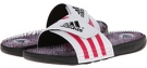 Black/Bold Pink/White adidas Adissage Graphic for Women (Size 9)