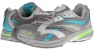 Chrome Silver/Steel Grey/Teal Blast/Electric Lime Ryka Radiant Plus for Women (Size 5.5)