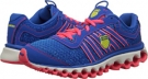 Blue Swim/Neon Red/Daphne K-Swiss Tubes 150 P for Women (Size 7.5)