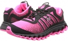 Neon Pink/Black Line Fade K-Swiss Tubes 150 P for Women (Size 9.5)