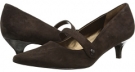 Dark Brown Kid Suede/Pearlized Patent Man Made Trotters Petra for Women (Size 11)