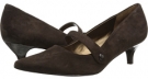 Dark Brown Kid Suede/Pearlized Patent Man Made Trotters Petra for Women (Size 8)