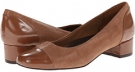 Mid Brown Patent Suede Lizard Leather/Pearlized Patent Trotters Danelle for Women (Size 10)