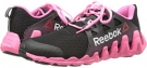 Black/Electro Pink/White Reebok Zigtech Big Fast for Women (Size 5.5)