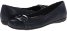 Dark Blue Patent Suede Lizard Leather Trotters Sizzle for Women (Size 7.5)