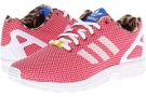 White/Vivid Berry/White adidas Originals ZX Flux for Women (Size 5)