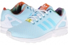 Bright Cyan/White/White adidas Originals ZX Flux for Women (Size 6.5)