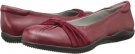 Dark Red Soft Nappa Leather/Suede SoftWalk Haverhill for Women (Size 6)
