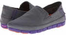 Charcoal/Ultraviolet Crocs Stretch Sole Loafer for Women (Size 4)