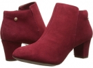 Dark Red Suede Hush Puppies Corie Imagery for Women (Size 8.5)