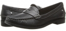 Black Leather Hush Puppies Iris Sloan for Women (Size 6)