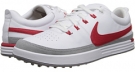 White/Action Red/Light Bone/SL Nike Golf Nike Lunarwaverly for Men (Size 7)