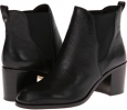 Black Leather Sam Edelman Justin for Women (Size 5)