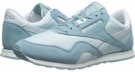 Whisper Blue/Lunar Blue/Reflection Blue/White Reebok Lifestyle Classic Nylon Slim Colors for Women (Size 10.5)