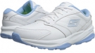 White/Light Blue SKECHERS Performance Go Fit Ace for Women (Size 8)