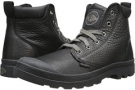 Black/Metal Palladium Pampa Hi Cuff Lea for Men (Size 10.5)