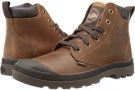 Sunrise/Chocolate Palladium Pampa Hi Cuff Lea for Men (Size 11.5)