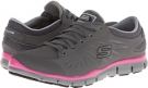 Charcoal/Hot Pink SKECHERS Work Synergy for Women (Size 7.5)