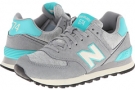 Grey/Teal New Balance Classics WL574 - Pennant Collection for Women (Size 7.5)