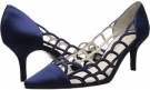 Navy Satin Caparros Noreen for Women (Size 8)