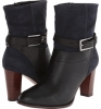 Black Leather/Navy Suede Clarks England Kacia Garnet for Women (Size 8)