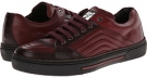 Red Versace Collection Brushed Napa Leather Low-Top Sneaker for Men (Size 11)