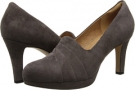 Dark Taupe Suede Clarks England Delsie Joy for Women (Size 5.5)