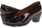 Burgundy Patent Leather Clarks England Brigita Divine for Women (Size 5.5)