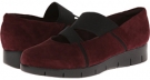 Burgundy Suede Clarks England Daelyn Villa for Women (Size 5.5)