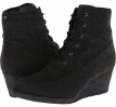 TNF Black/TNF Black The North Face Bridgeton Wedge Lace for Women (Size 7)