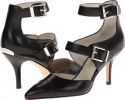 Black Vachetta MICHAEL Michael Kors Adriana Mid for Women (Size 9.5)