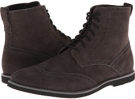 Dark Charcoal Suede Calvin Klein Fields for Men (Size 8)