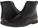 Black Leather Calvin Klein Fields for Men (Size 11.5)