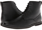 Black Leather Calvin Klein Fields for Men (Size 7)